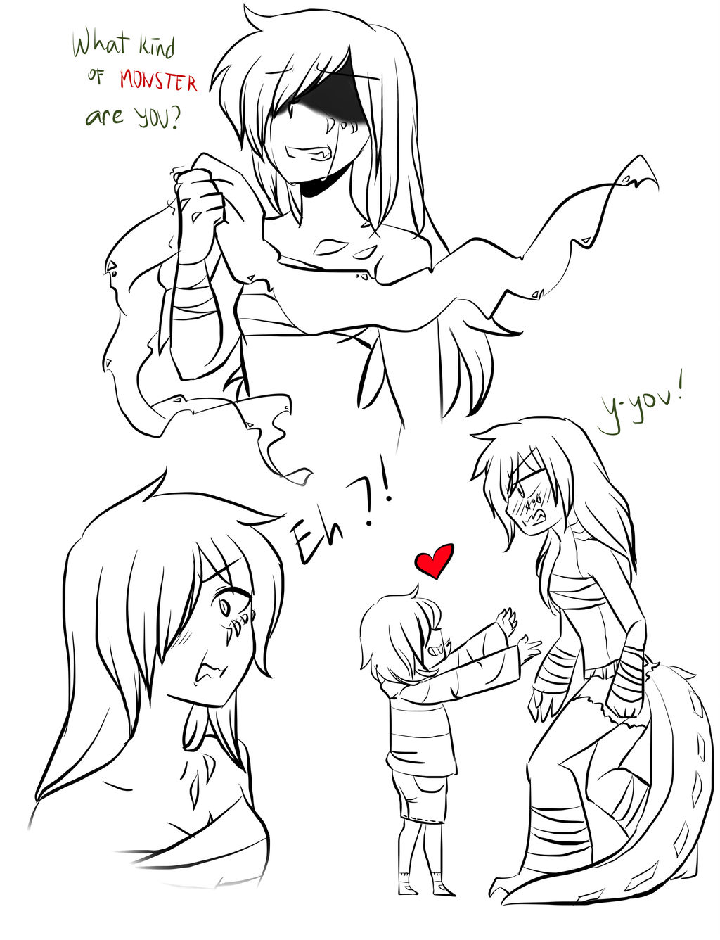 Undertale OC dumps by Sadiestreak