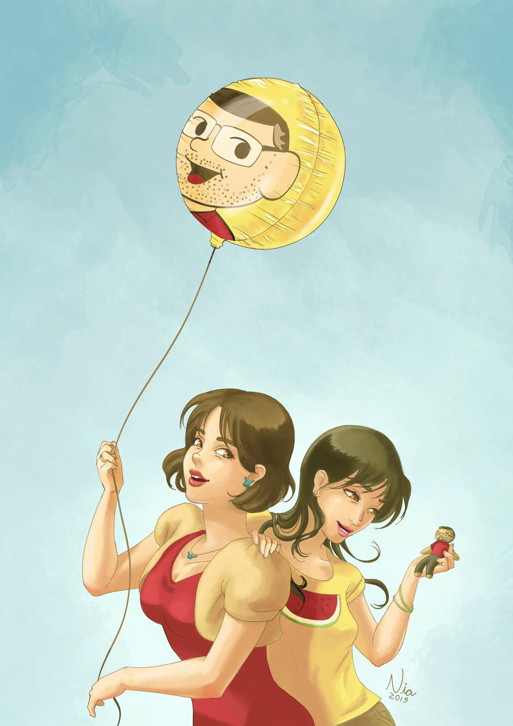 Monica and Sidney Gusman by FernandaNia