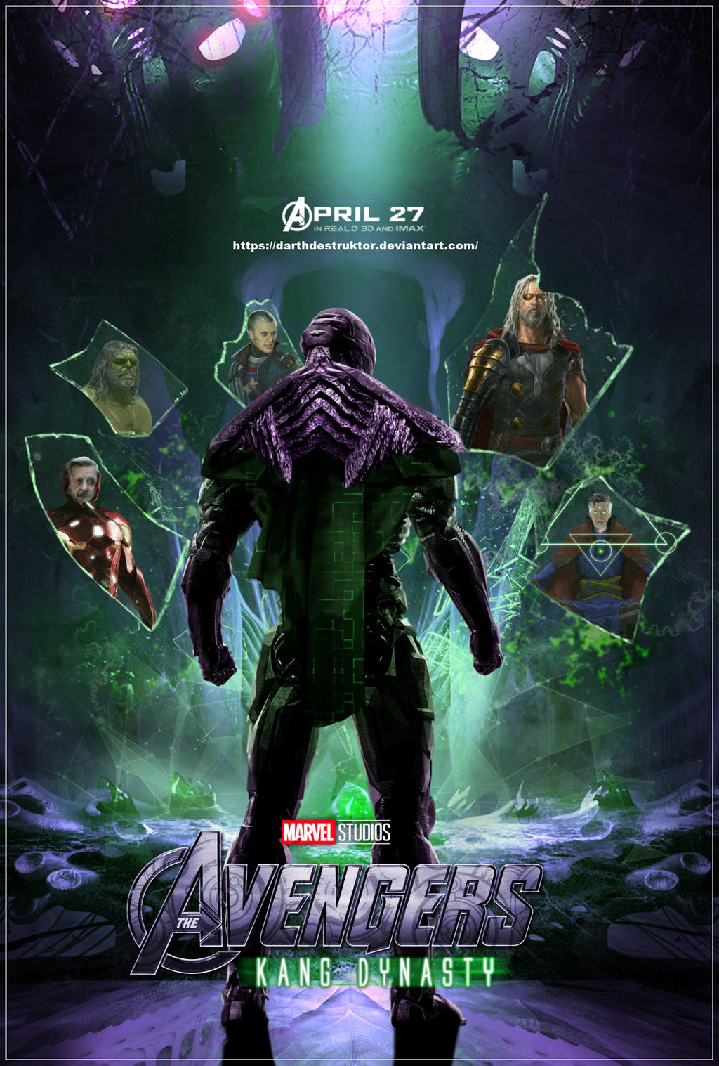 Avengers: Kang Dynasty fan made poster by DarthDestruktor ...