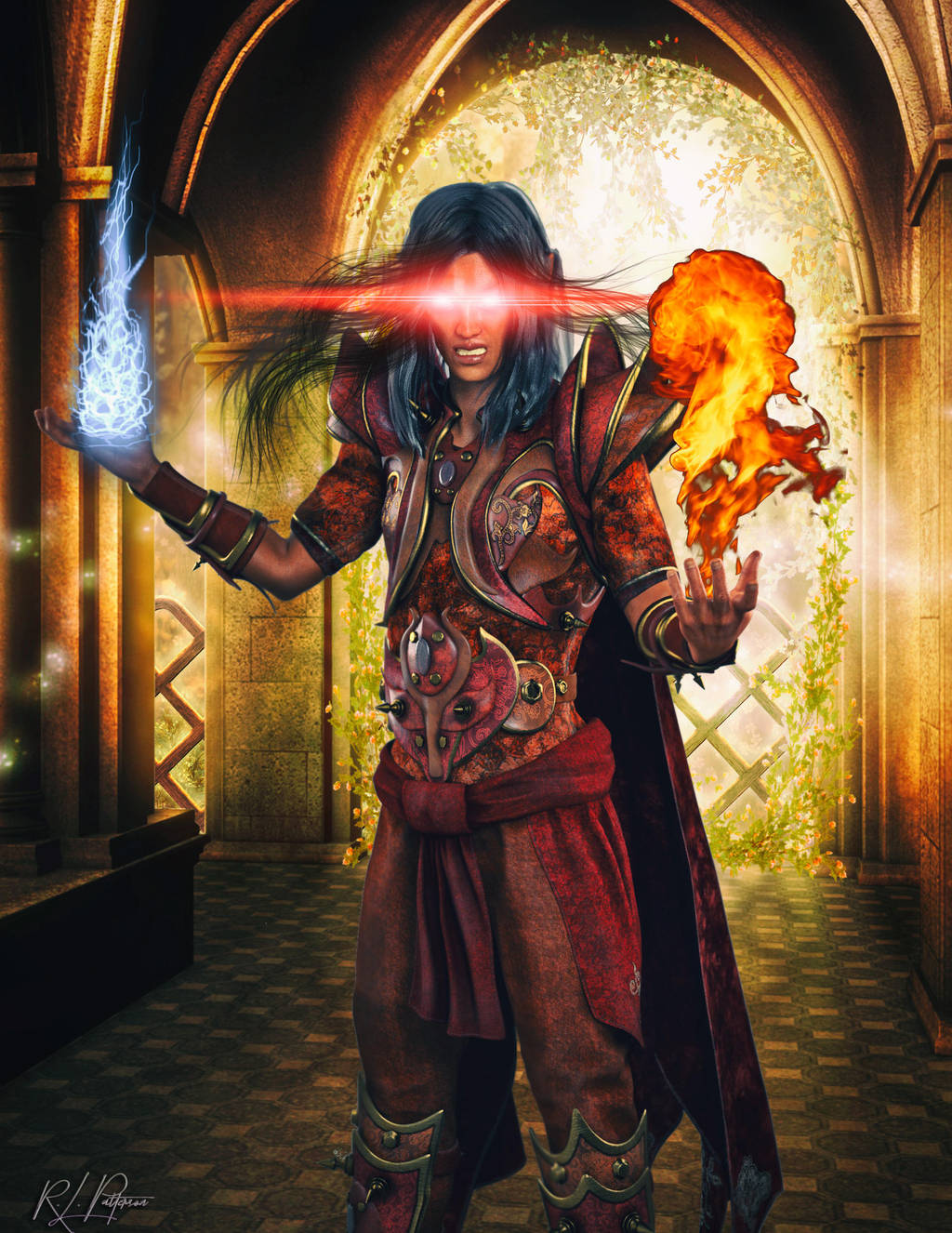 Half Elf Mage by MrSynnerster