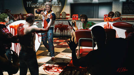 Scooby Doo vs. the Diner Zombies by MrSynnerster