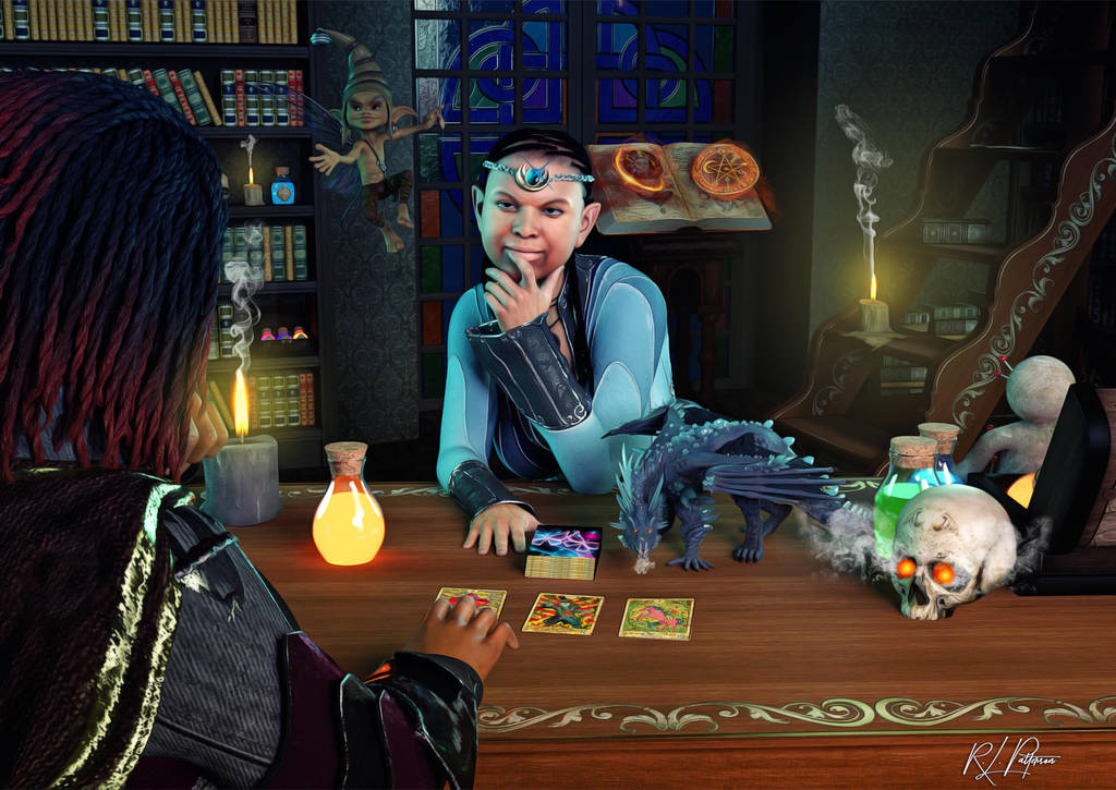 Tarot Reader by MrSynnerster