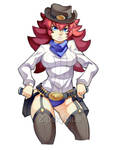 RANDOM COWGIRL by zipskyblue