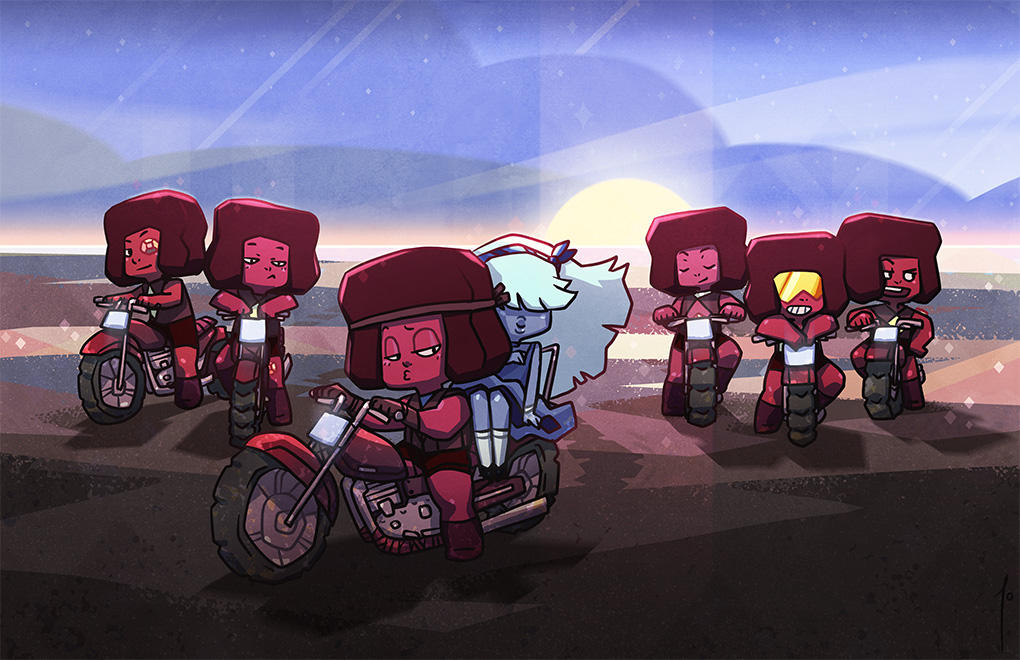 Ruby Biker Gang by JoannaJohnen on DeviantArt