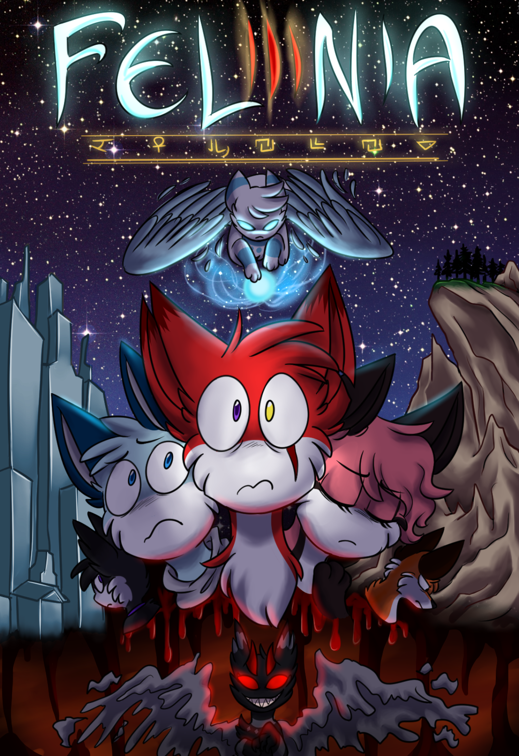 FELINIA: COVER by Rainy-bleu