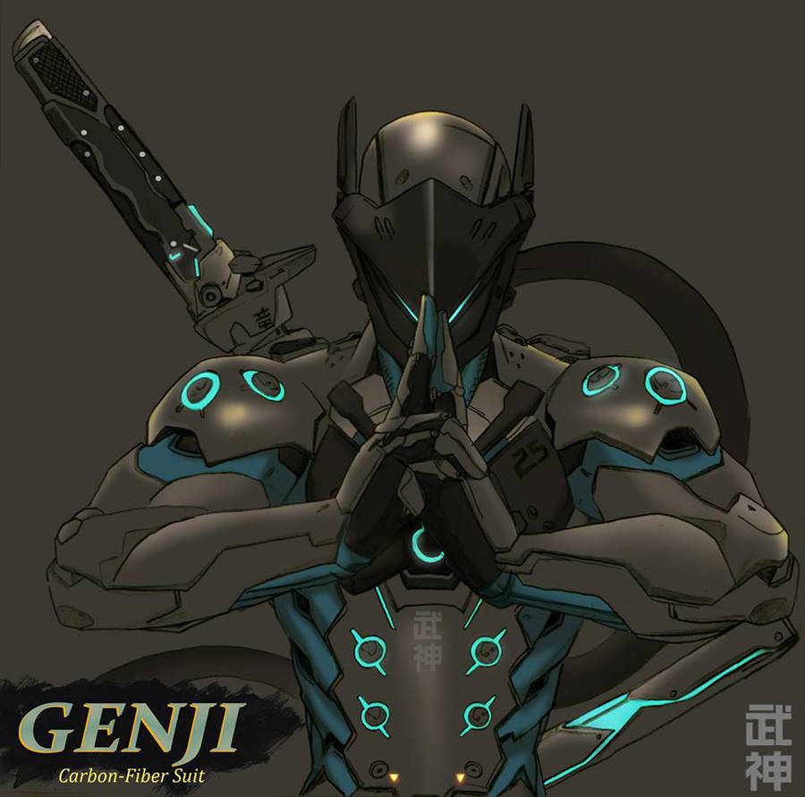 Genji Carbon Fiber Suit By Darkness1999th On Deviantart