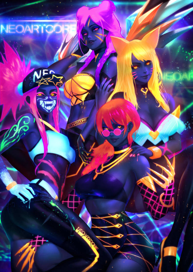 KDA Neon by NeoArtCorE