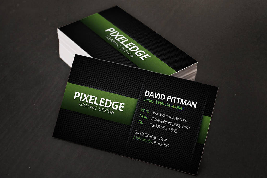Carbon Fiber Business Cards v2 by xstortionist