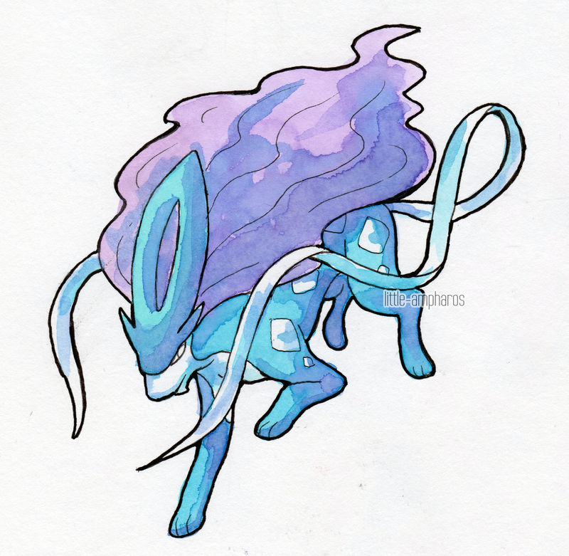 #245 Suicune by little-ampharos