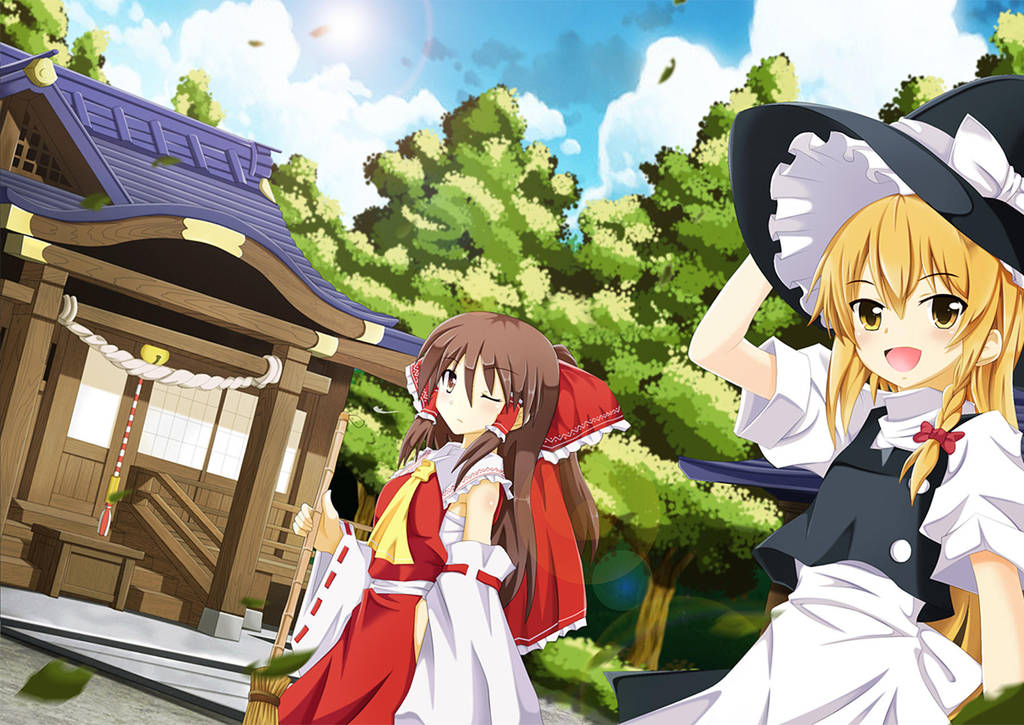 Let's visit hakurei shrine! by armenci
