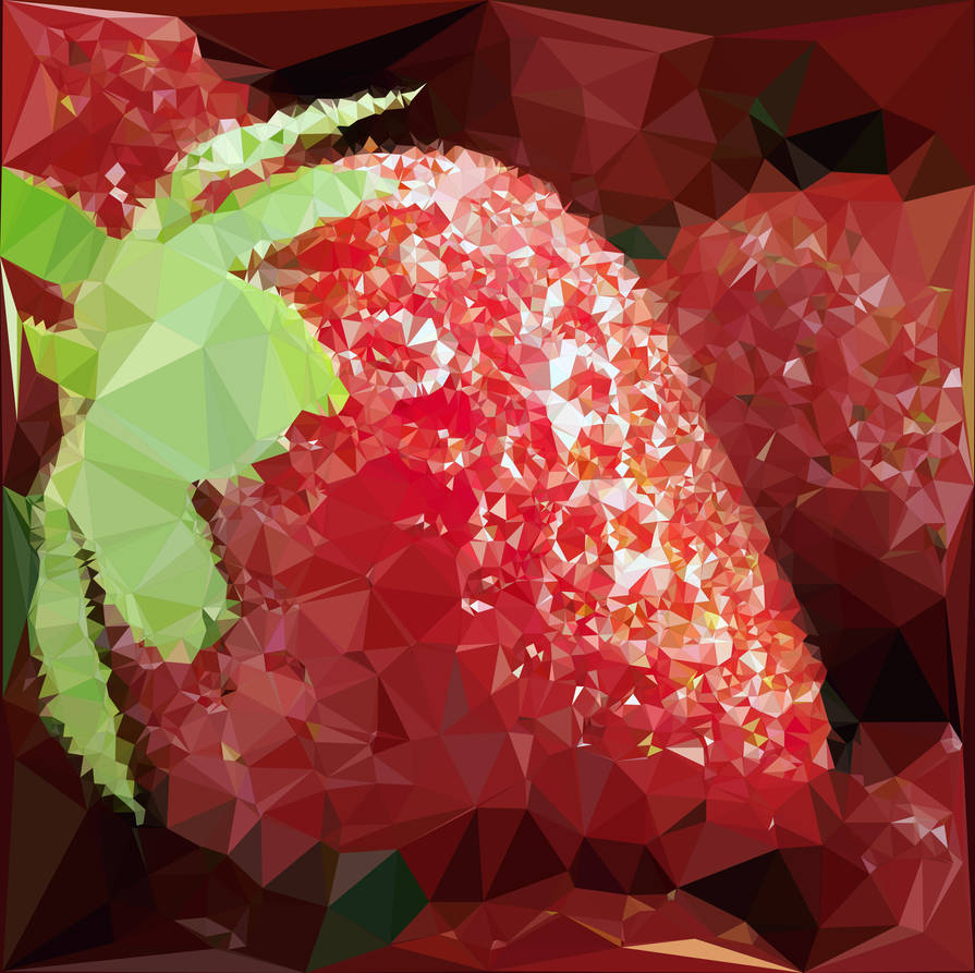 Abstract Art : Fruits : Strawberry by kenkchow