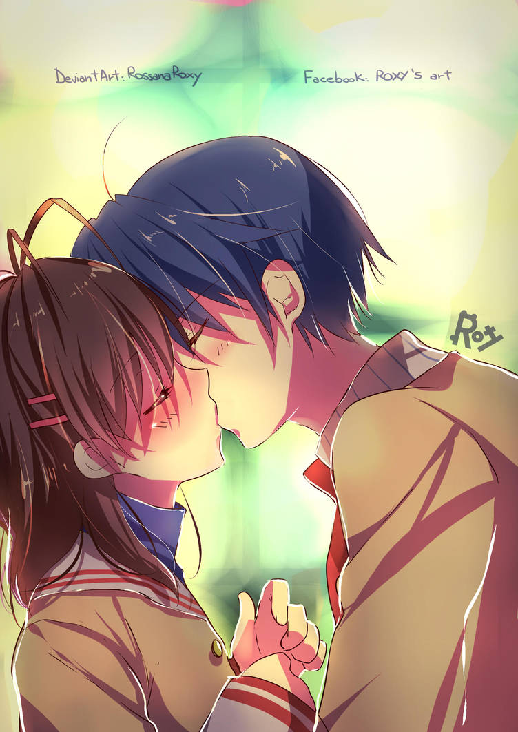 Clannad Kiss By Rossanaroxy On Deviantart