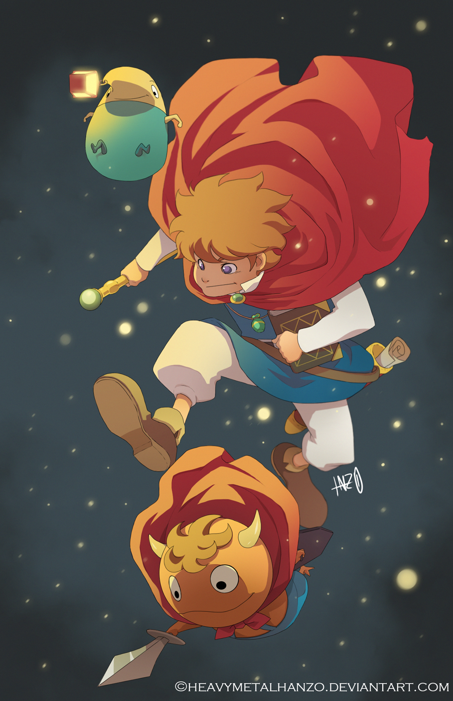 Ni No Kuni-Oliver and Friends by HeavyMetalHanzo