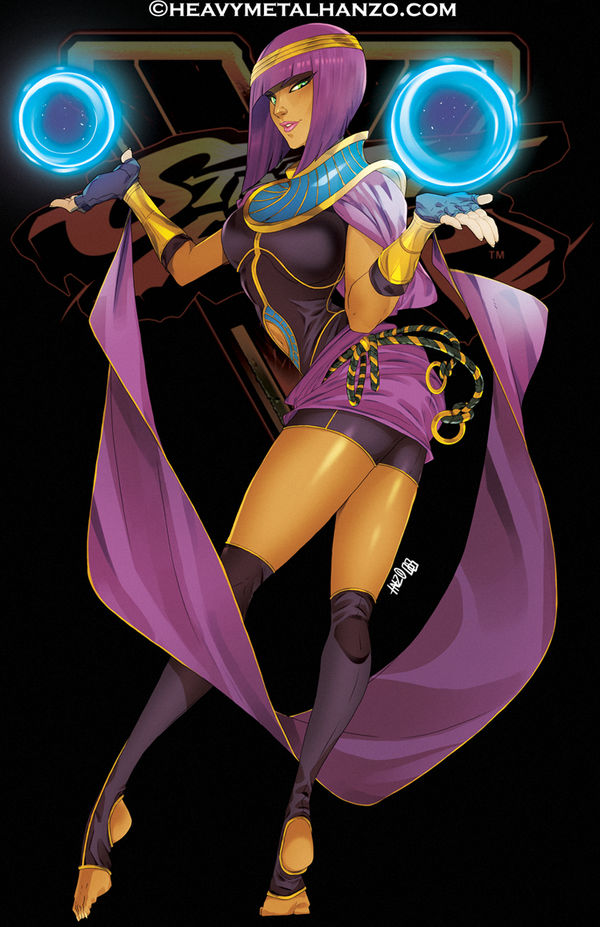 Street Fighter V-Menat by HeavyMetalHanzo