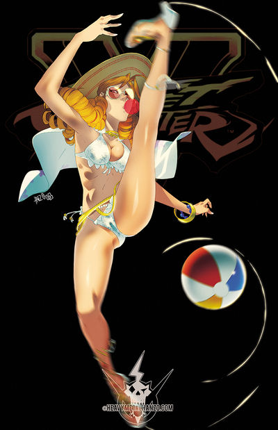 Street Fighter V- Bikini Karin by HeavyMetalHanzo