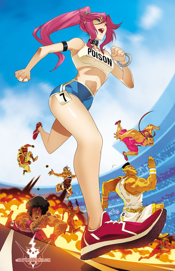 Street Fighter- Summer Sports Special #1-Poison by HeavyMetalHanzo