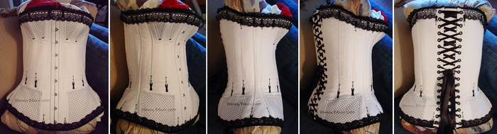 Victorian Re-enactment Corset by sidneyeileen