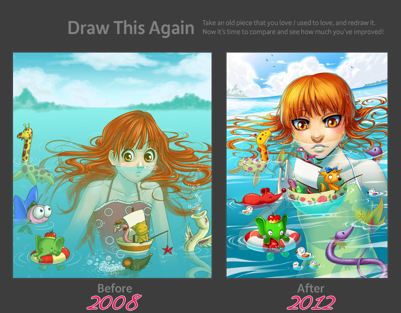 Draw this again - Sea of Dreams by Gabbi