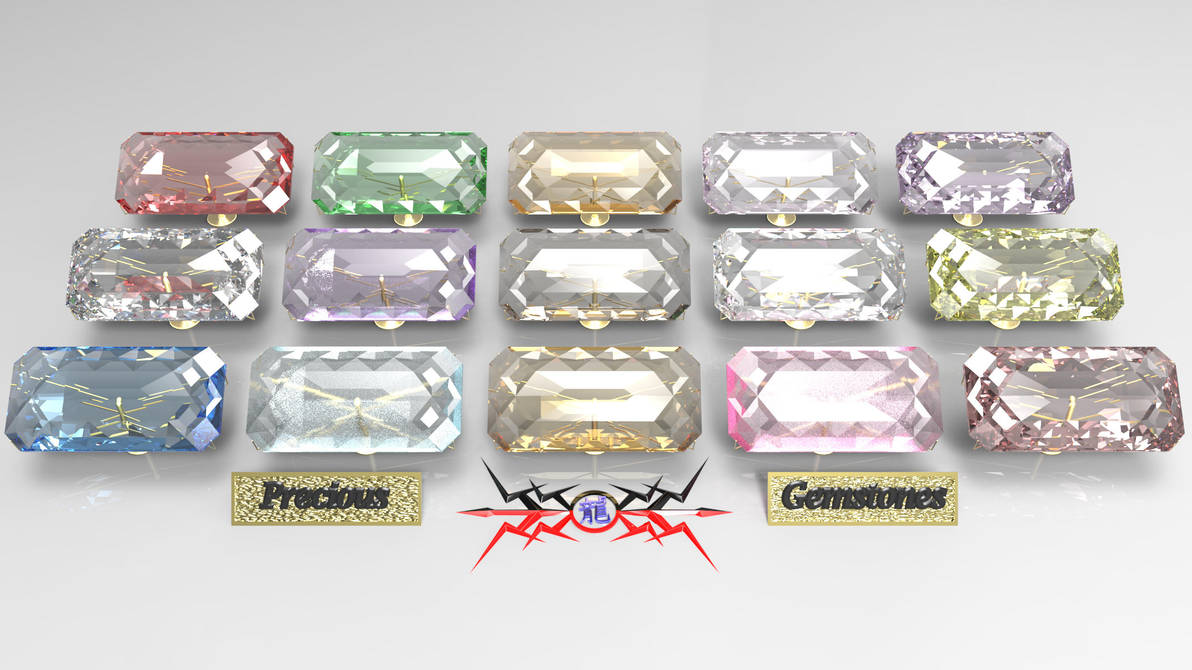 Precious Gemstone Collection by Bahr3DCG