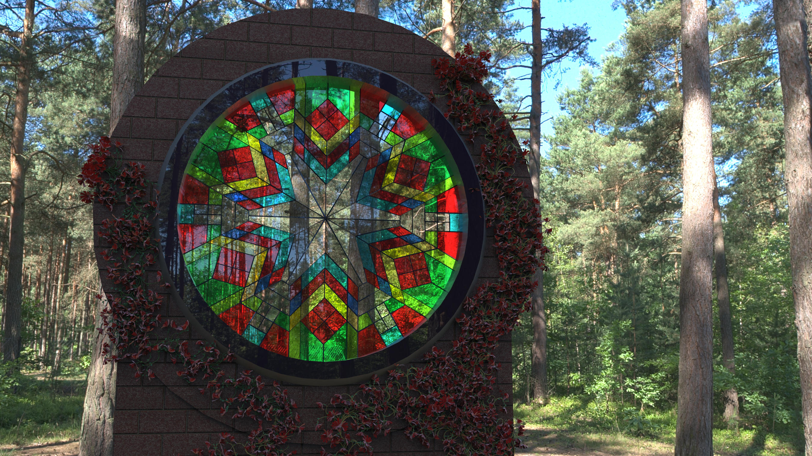 Stained Glass Window by Bahr3DCG