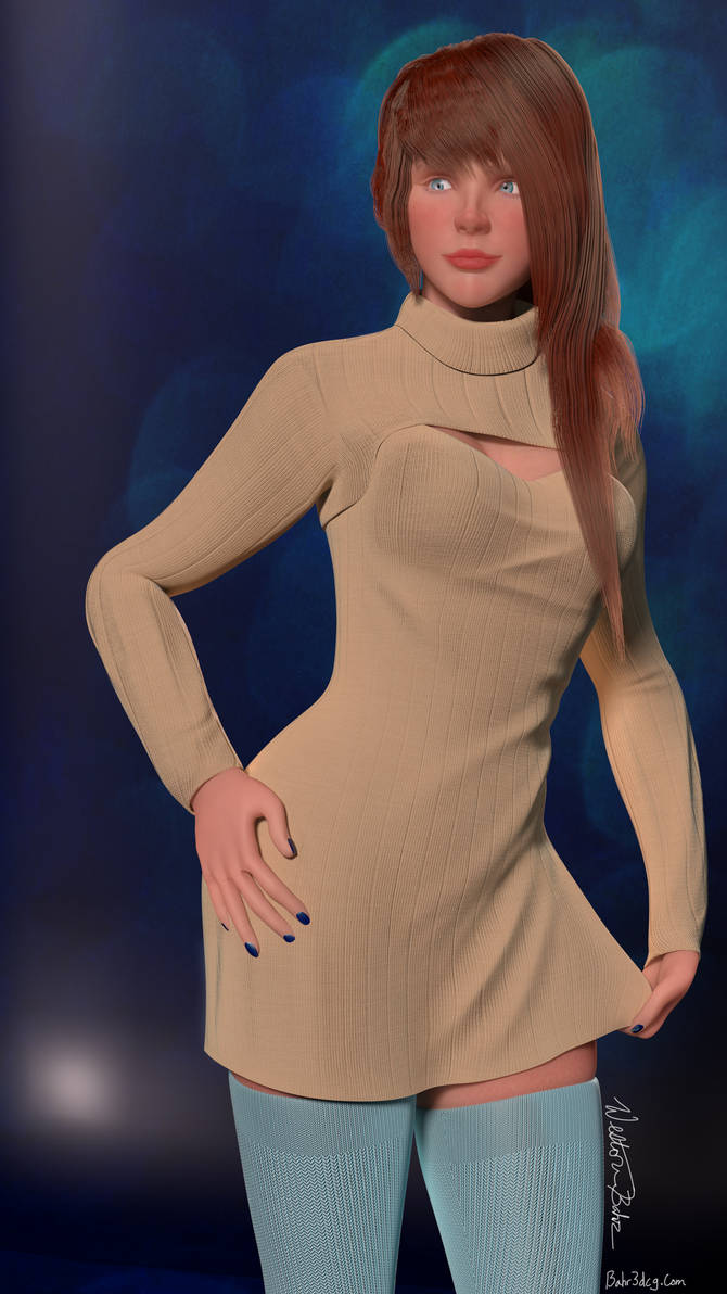Cosette's Sweater by Bahr3DCG