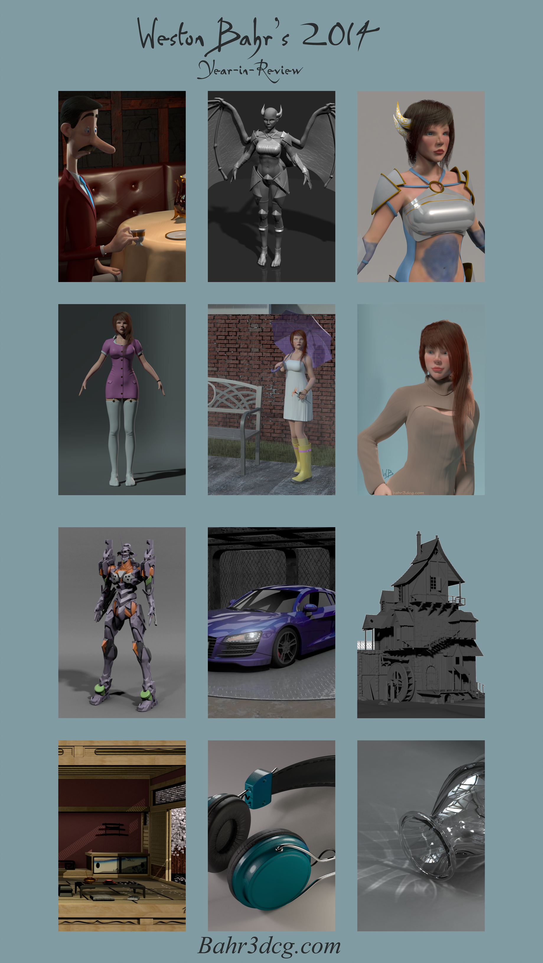 Bahr3DCG Year In Review - 2014 by Bahr3DCG
