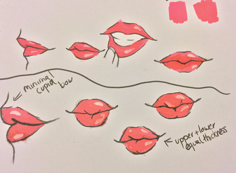 Lips reference by DaliteDraws on DeviantArt