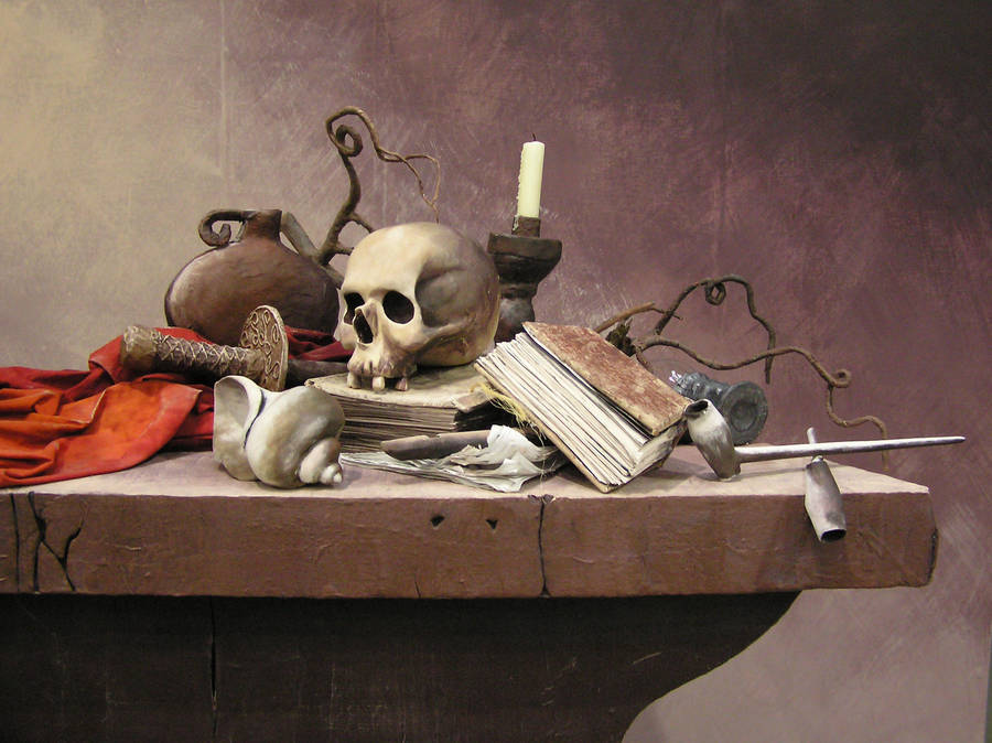 Vanitas 3D Sculpture Rendition by Groovy-Guy