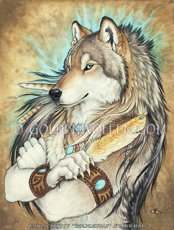 Golden Feather by Goldenwolf