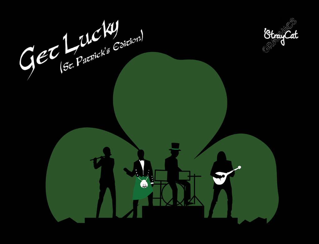 Get Lucky (St. Patrick's Edition) by StrayCatGraphics