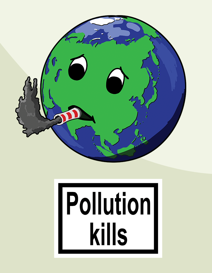 Smoking Earth by StrayCatGraphics
