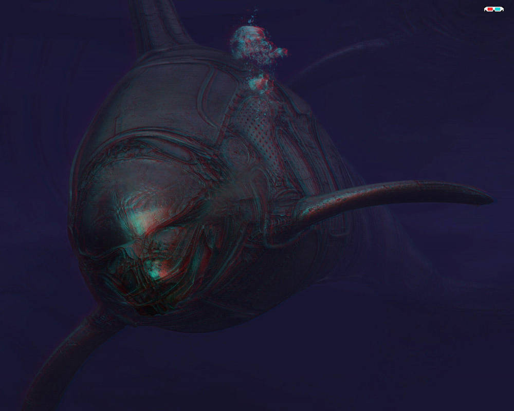 L 69 Dolphin Johns (anaglyph) by Gutalin