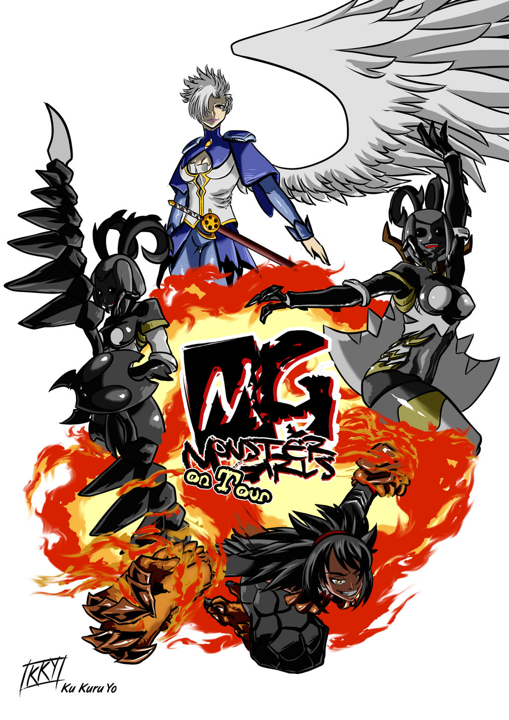Monster girls: on Tour cover by KukuruyoArt