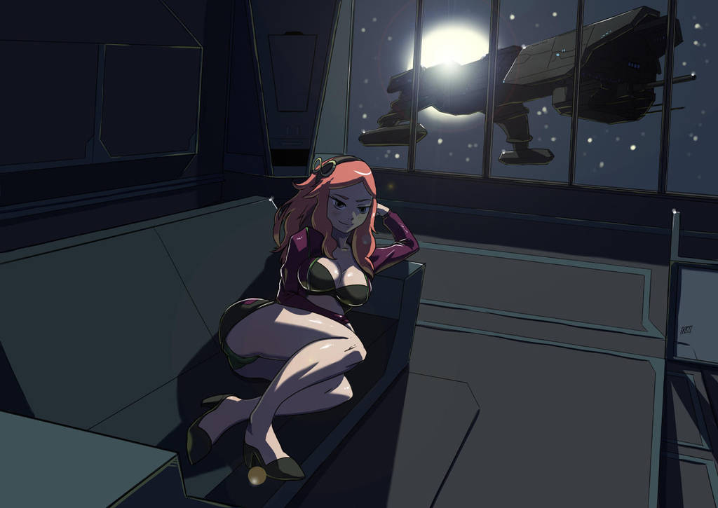 Commission: Vivian james in space by KukuruyoArt
