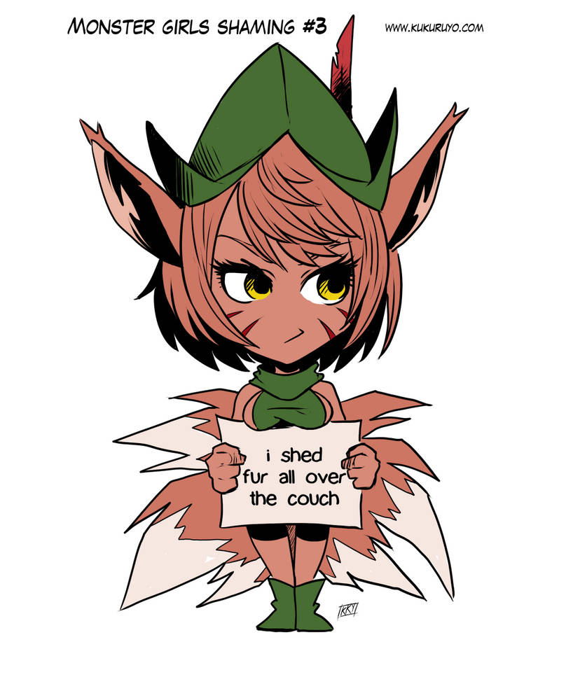 Monster girls shaming 3 by KukuruyoArt