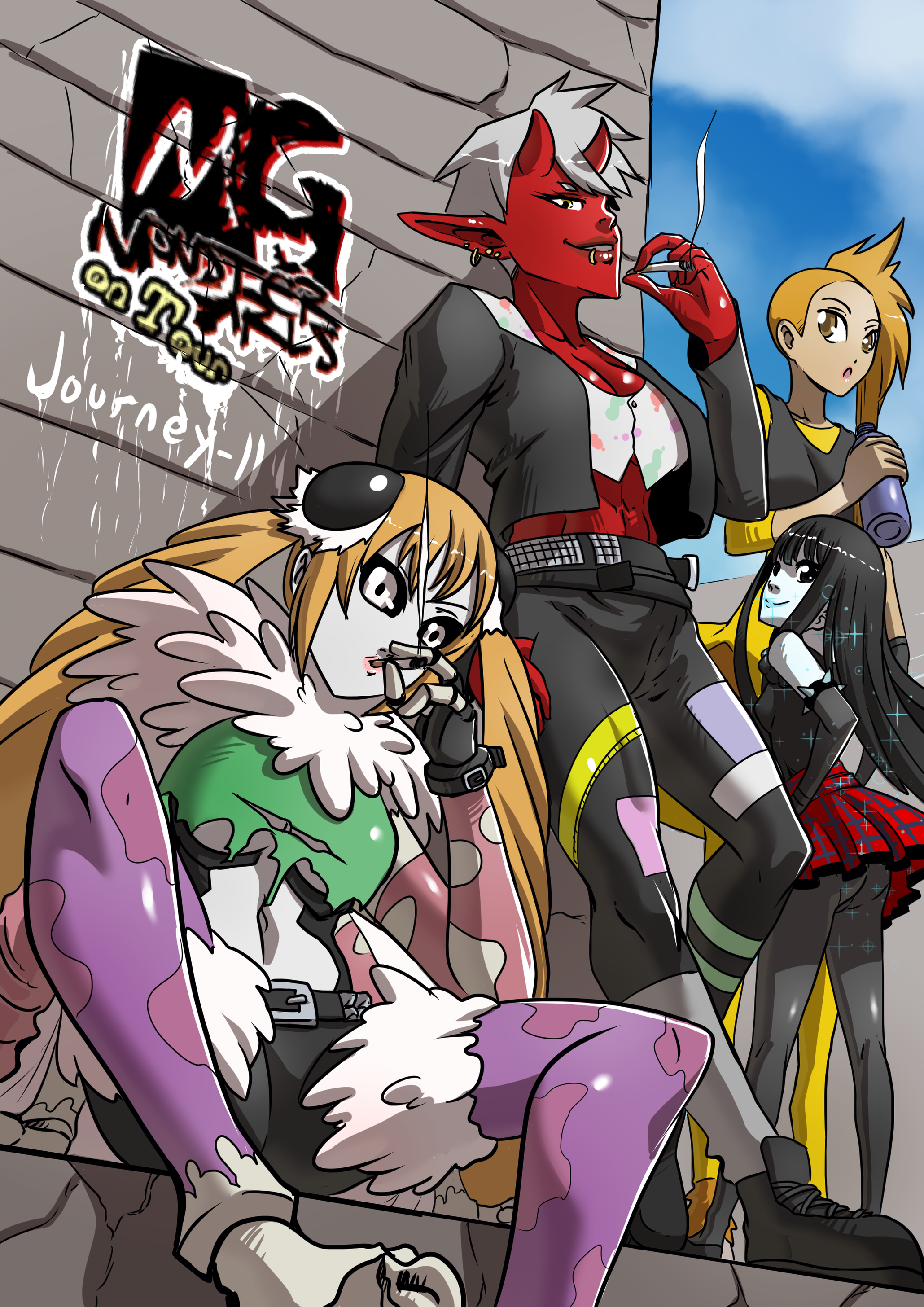 Monster girls on tour chapter 3 cover by KukuruyoArt