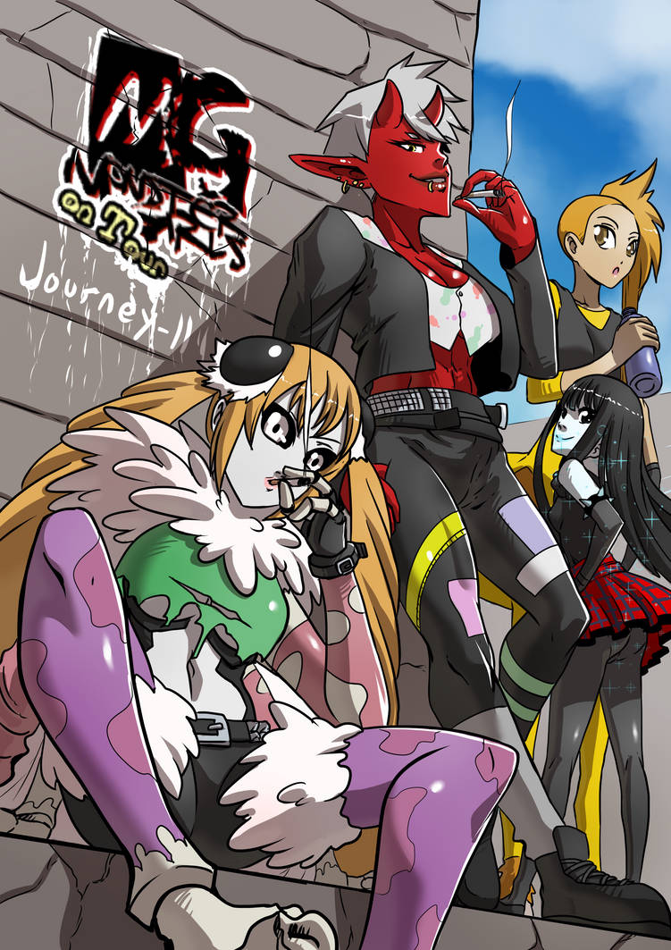 Monster girls on tour chapter 3 cover by KukuruyoArt