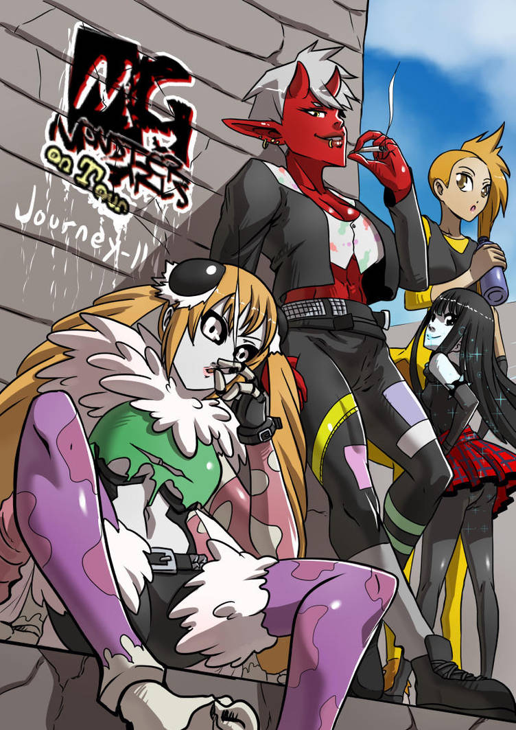 Monster girls on tour 3rd anniversary contest by KukuruyoArt