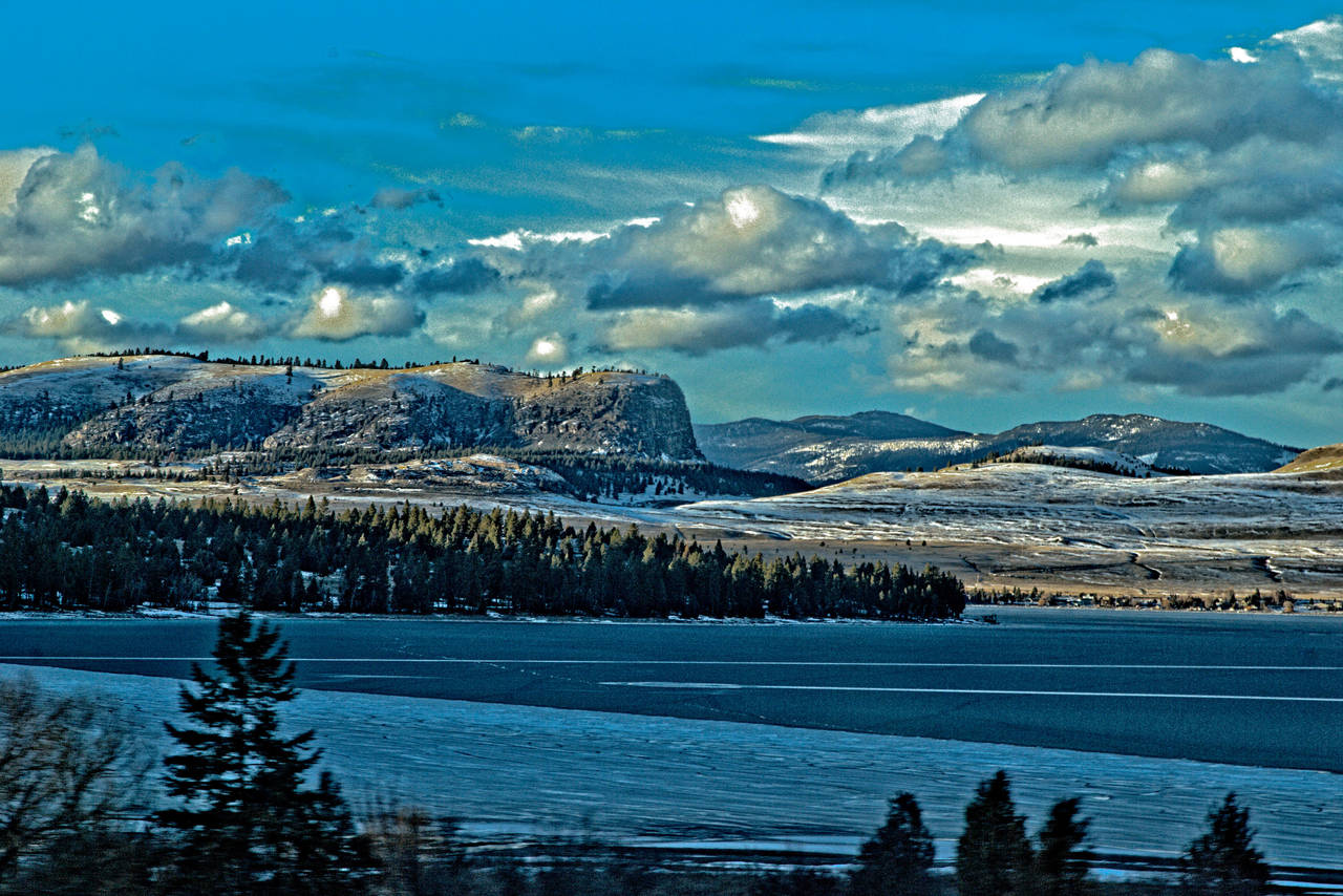 Chief Cliff Across Elmo Bay by quintmckown