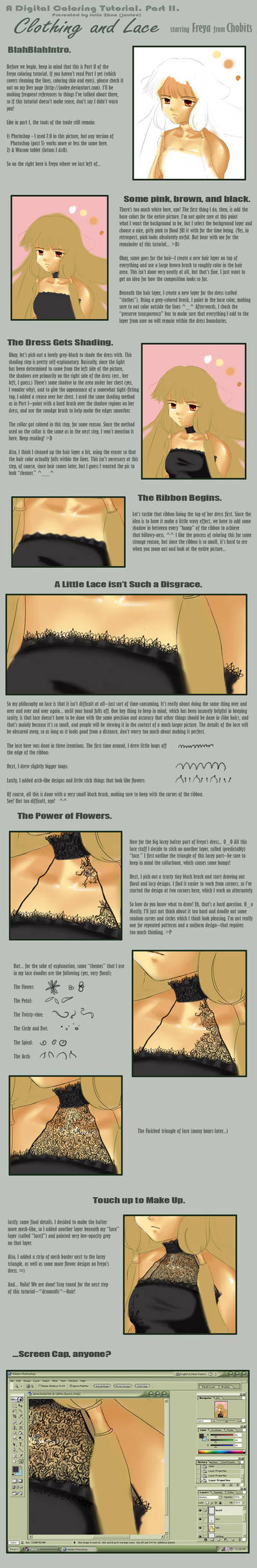 A Digital Coloring Tutorial: 2 by joulee