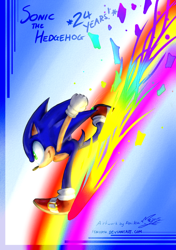 Sonic 24 by Feniiku