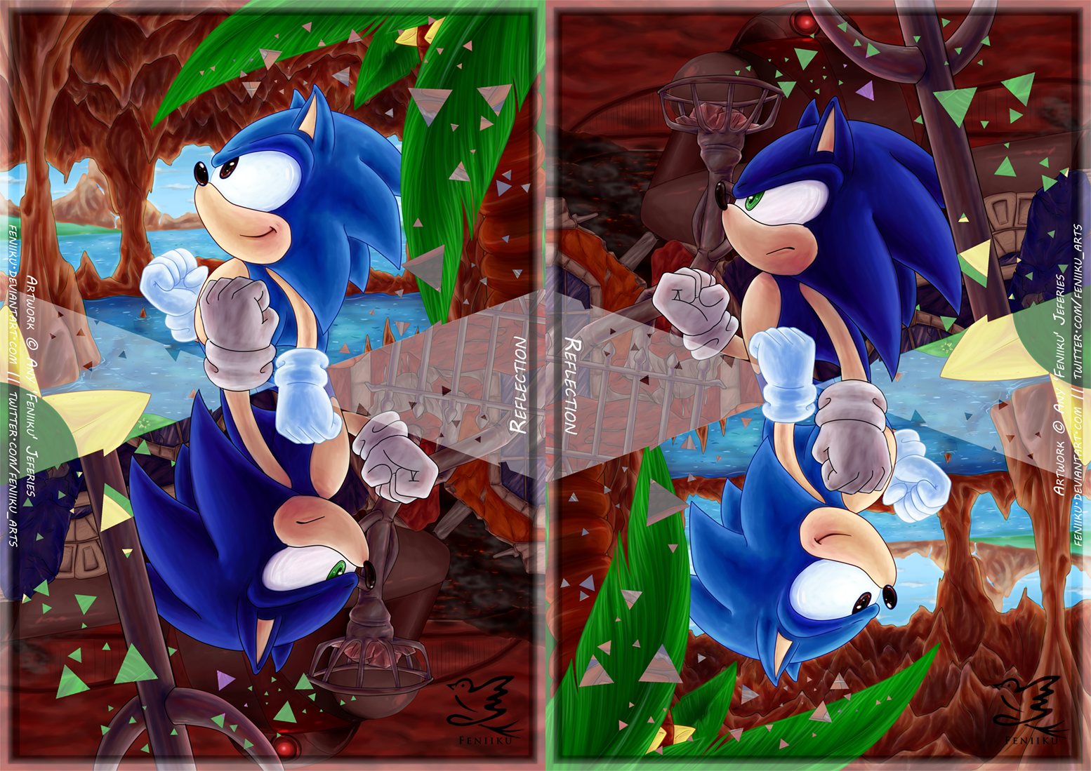 :Sonic 25th: REFLECTION by Feniiku