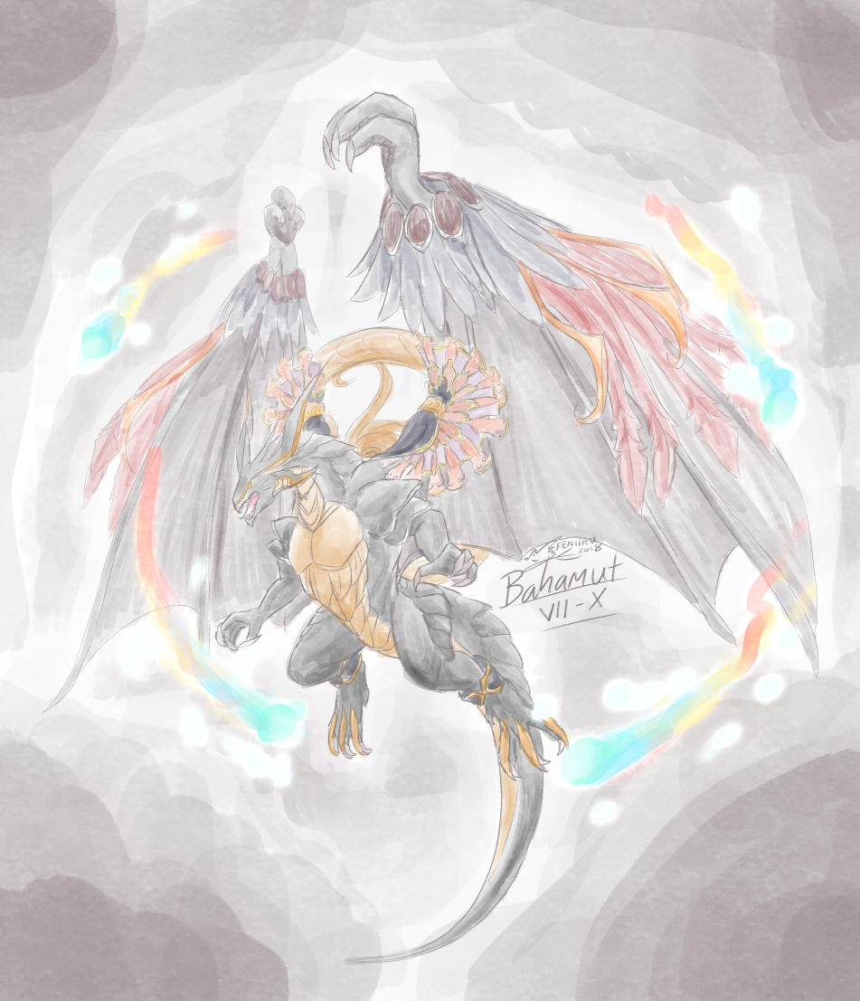 Bahamut VII-X by Feniiku