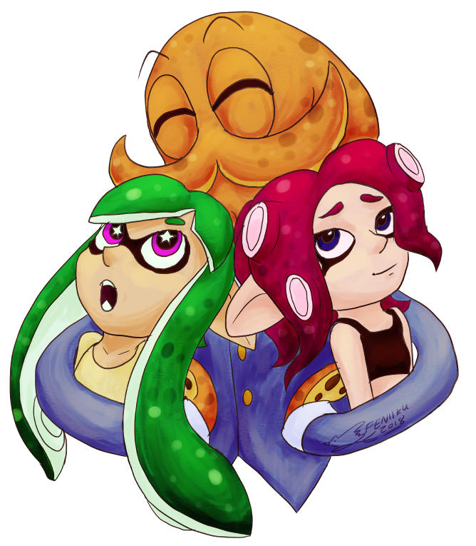 Octo(ling)dad 2 by Feniiku