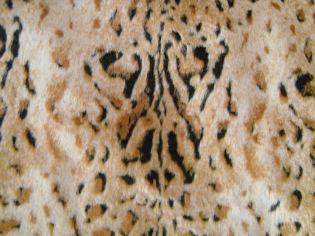 Leopard Faux Fur 1 by Rhabwar-Troll-stock