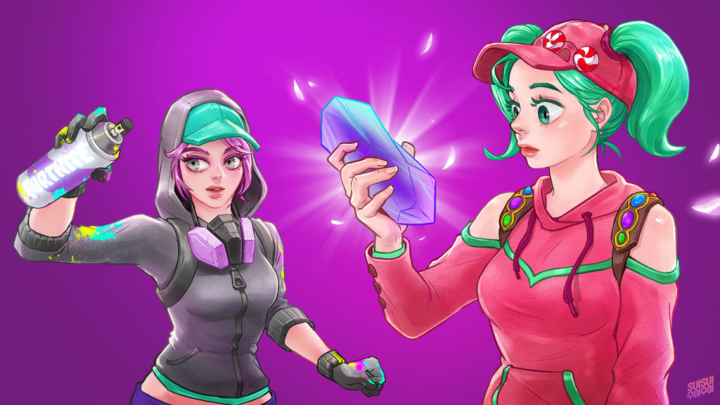 Fortnite ZOEY and TEKNIQUE by Hey-SUISUI on DeviantArt
