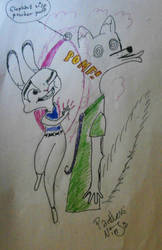 Judy and Nick makeup session by pantlessninja