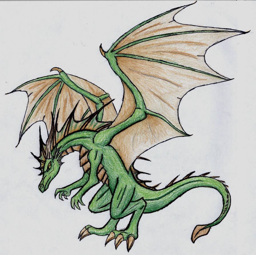 My Ferocious Green Dragon by AvengeroftheAbyss on DeviantArt
