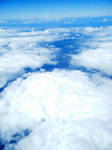 Clouds via airplane by Illidanlove