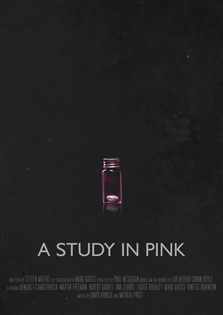 A Study in Pink - Movie Poster by Ashqtara